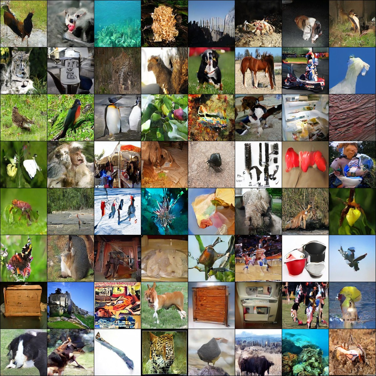 ImageNet U-Net RunPod samples